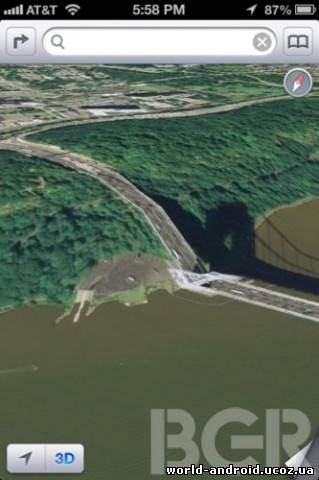 В iOS 6 очень неудачно заменили Google Maps